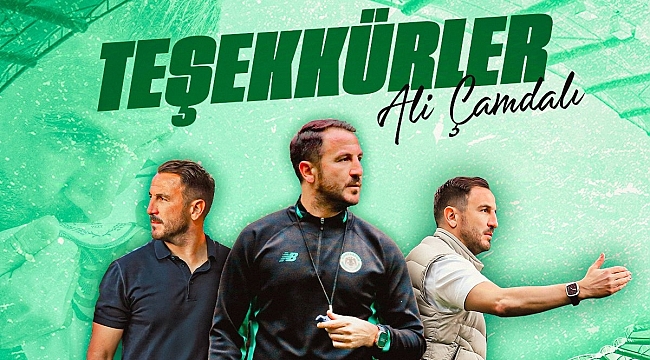 Konyaspor'dan  Ali Çamdalı'ya teşekkür