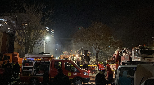 Konya'da çöken bina: Kimlikleri belli oldu