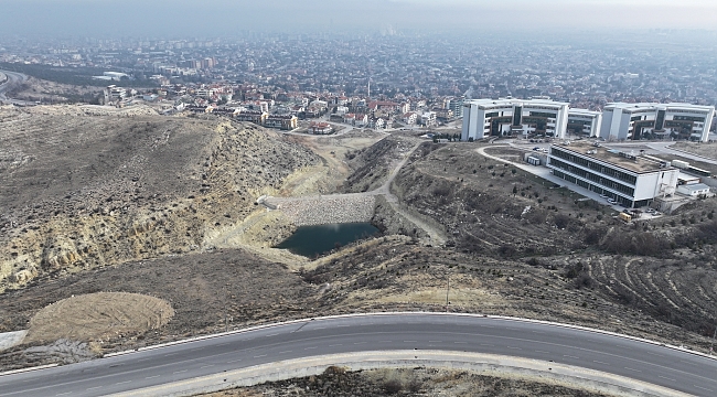 Taşkın göleti tamamladı