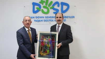 Başkanlar Down Sendromlu çocuklarla buluştu