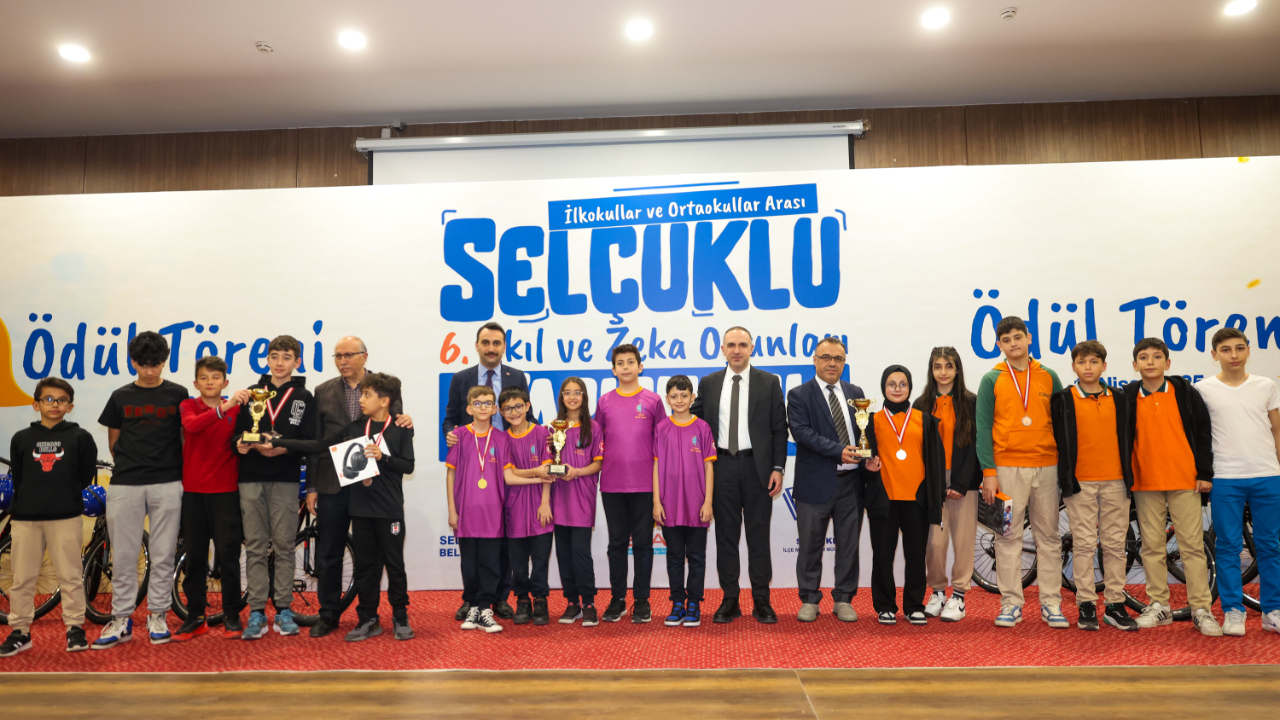 Akıl ve Zeka oyunlarında dereceye girenler ödüllendirildi