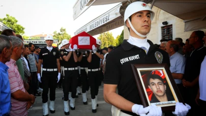 Şehit polis memuru Ergin toprağa verildi