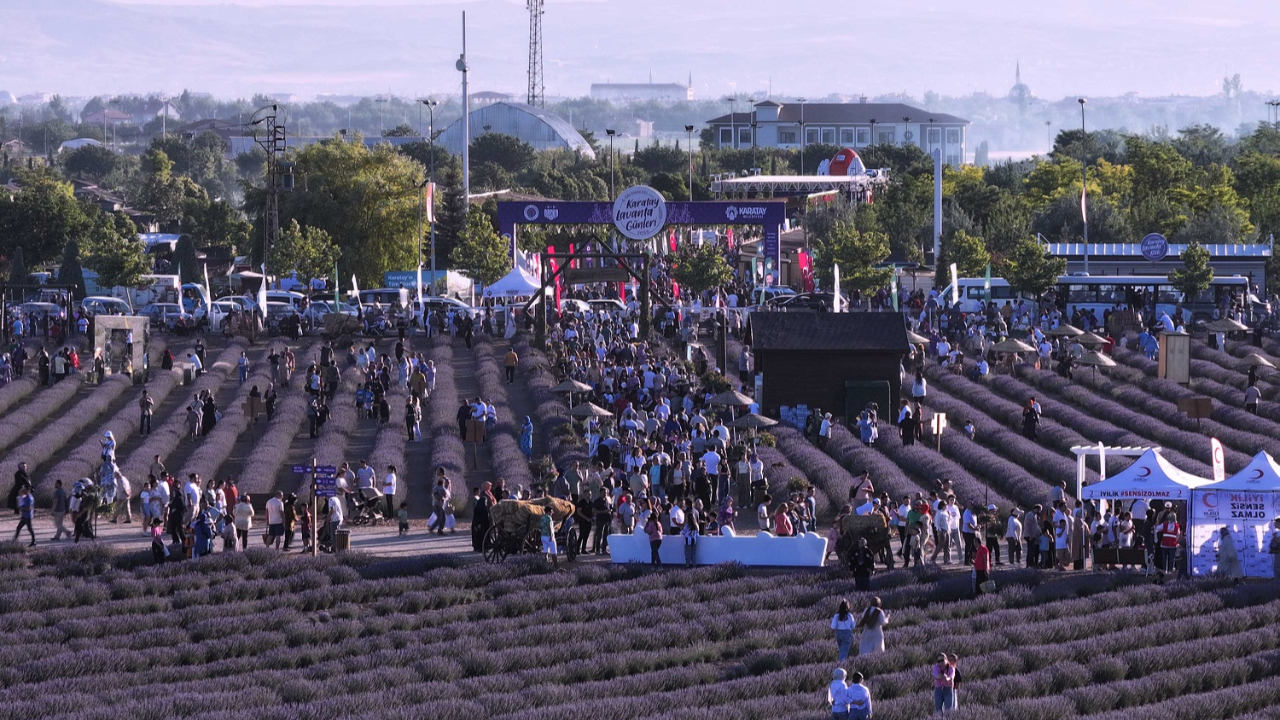 Lavanta Festivaline ziyaretçi rekoru