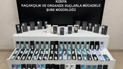 2.5 milyon TL'lik kaçak cep telefonu yakalandı