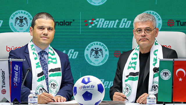 Konyaspor Rent Go ile sporsorluğu yeniledi