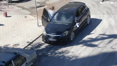 Eşiyle yer değiştiren Ehliyetsiz sürücüyü Drone yakaladı