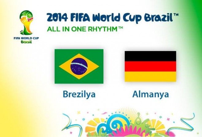 Brezilya, Almanya'ya karşı üstün
