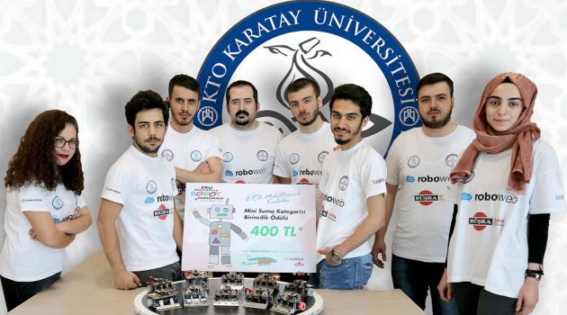 KTO Karatay Üniversitesi Robot Topluluğu (KAROT)  Yine Ödülleri Topladı