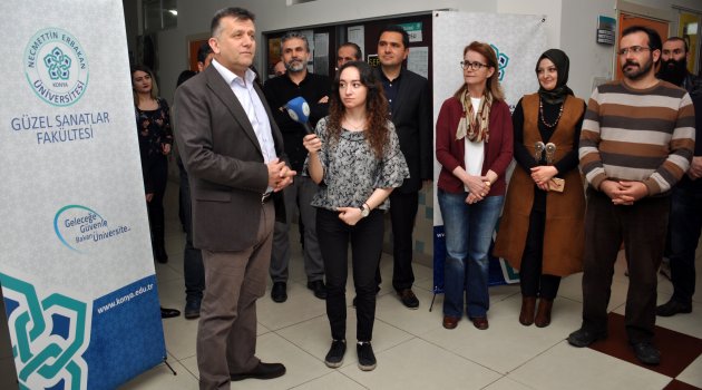 Öğrencilerden sergi