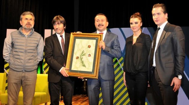 Rıdvan Dilmen ve Aykut Kocaman Selçuk Üniversitesindeydi