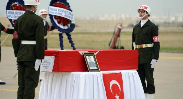 Şehit astsubay Aydoğdu için cenaze töreni