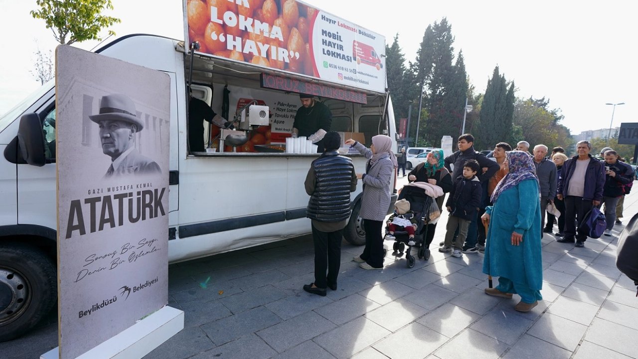 10 Kasım’da Beylikdüzü’nde lokma geleneği sürdürüldü