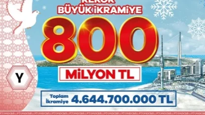 800 milyon TL ikramiyeli yılbaşı biletleri dağıtıma çıkıyor