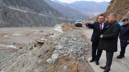 Artvin’de Livane Küçük Sanayi Sitesi’nde inceleme