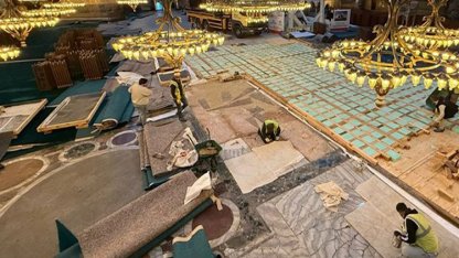 Ayasofya'daki restorasyon çalışmalarındaki iddialara yalanlama: Zemin tahrip edilmedi!