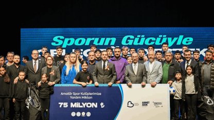 Balıkesir'de gençlere ve spora büyük destek
