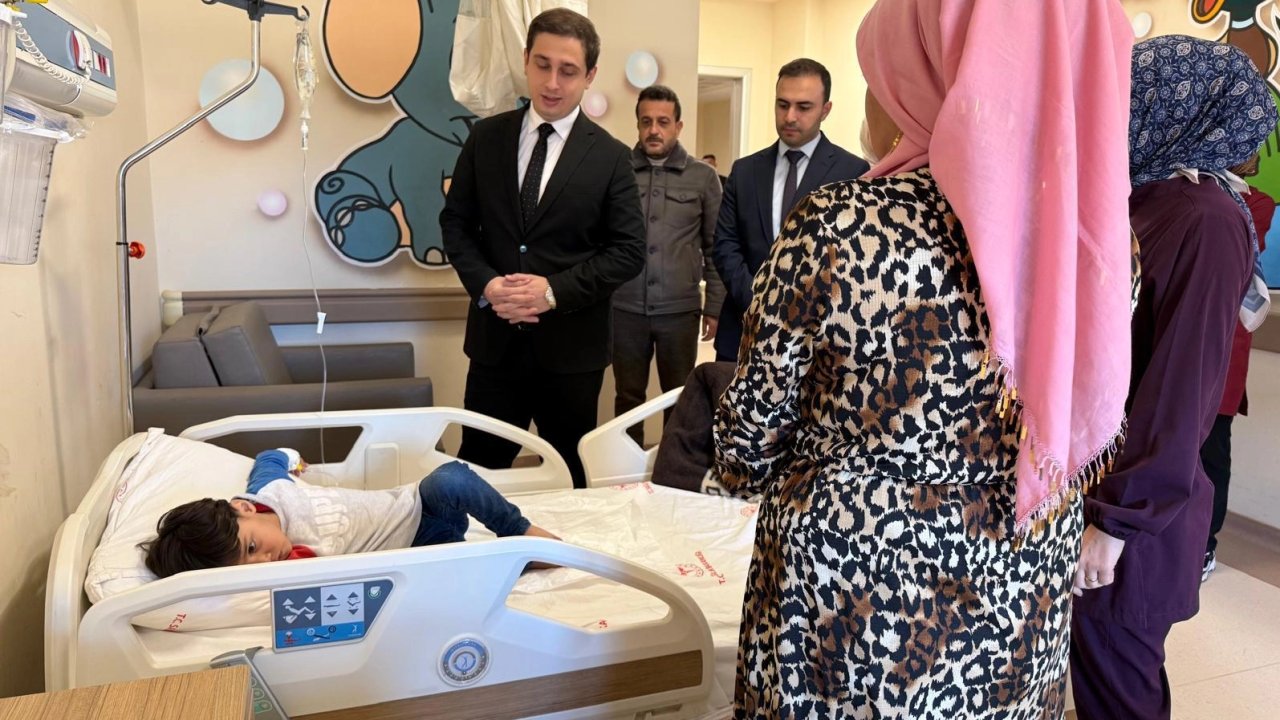 Batman Sason&#039;da Kaymakam Başar&#039;dan hastane ziyareti