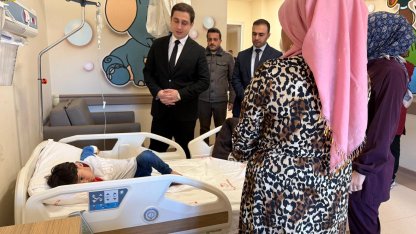 Batman Sason'da Kaymakam Başar'dan hastane ziyareti