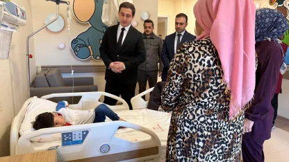 Batman Sason'da Kaymakam Başar'dan hastane ziyareti