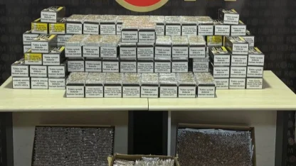 Bilecik Pazaryeri'nde kaçak tütün operasyonu