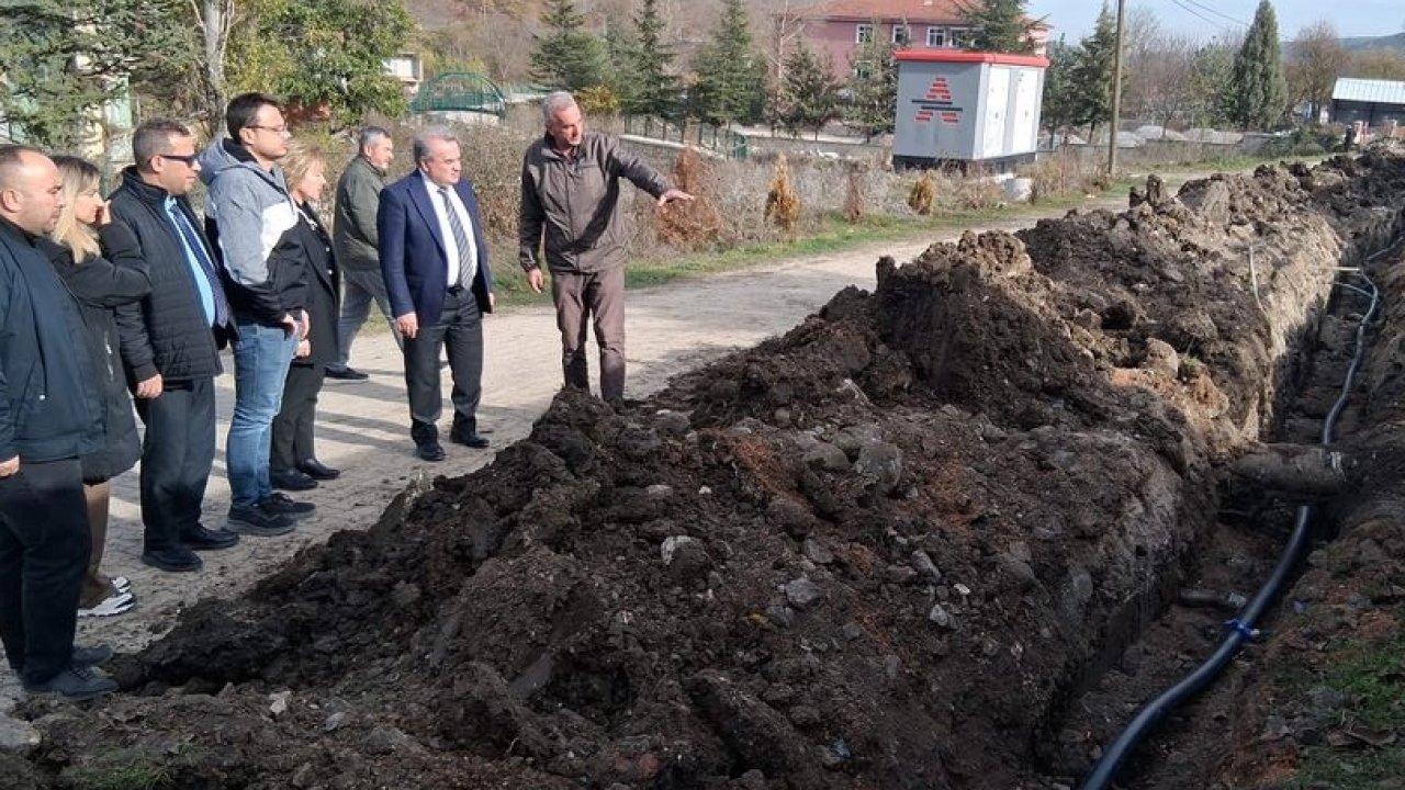 Bozüyük’te içme suyu müjdesi... Muratdere’ye 4 bin 500 metrelik yeni hat