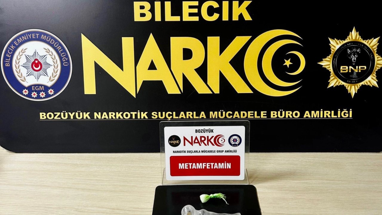 Bozüyük’te narkotik operasyonu