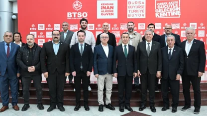 BTSO, Özbekistan Büyükelçisi Khaydarov’u ağırladı