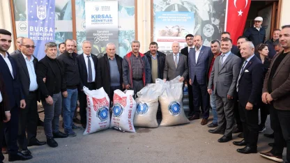 Bursa Büyükşehir'den hayvancılığa güçlü destek