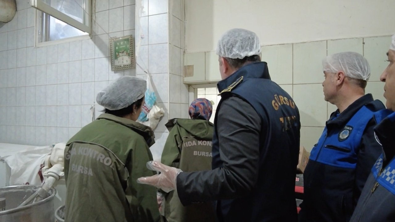Bursa Gürsu Zabıtası&#039;ndan hijyen denetimi