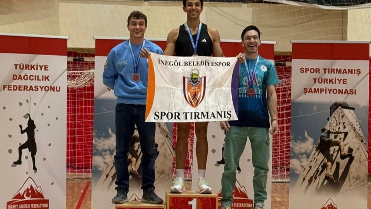 Bursa İnegöllü sporcu Türkiye Şampiyonu oldu