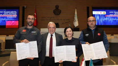 Bursa Nilüfer’de afetlere karşı güç birliği