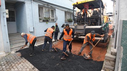 Bursa Osmangazi’de eski asfaltlar yenileniyor