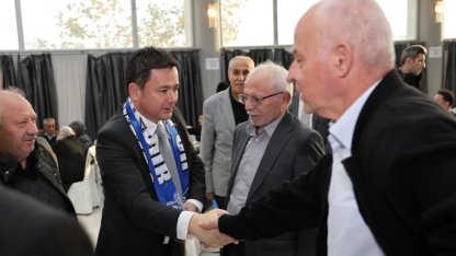 Bursa Ovaakça’da Başkan Aydın’a hizmet teşekkürü