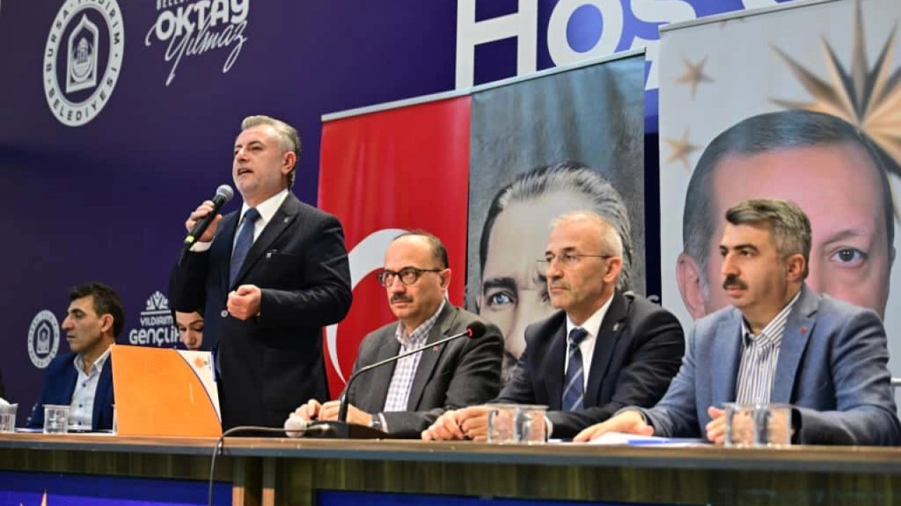 Bursa&#039;da AK Parti Yıldırım 71 mahallede danıştı