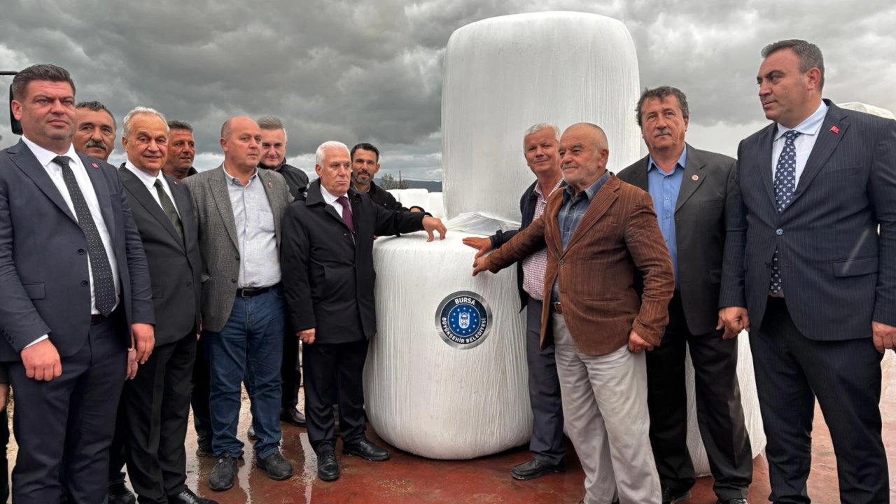 Bursa’da çiftçilere destek sürüyor... Mustafakemalpaşa&#039;da Silaj Paketleme Tesisi açıldı