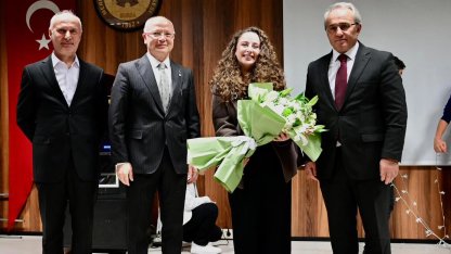 Bursa'da Davut Gürkan'ın mezun olduğu okulda anlamlı buluşma