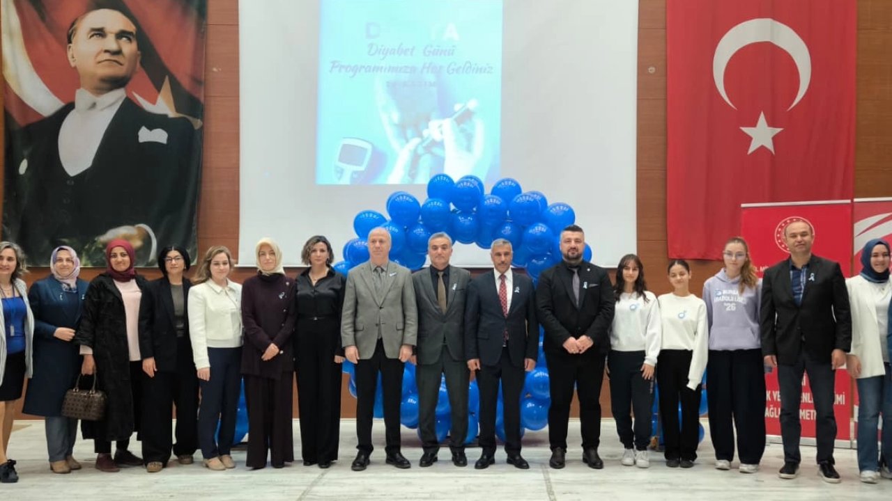 Bursa’da Diyabet Günü için farkındalık programı düzenlendi
