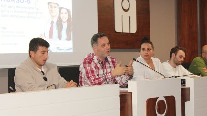 Bursa'da İMO yönetimi genç mühendislerle buluştu