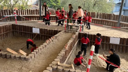 Bursa'da öğrenciler,  arkeolojiyi tanıyor