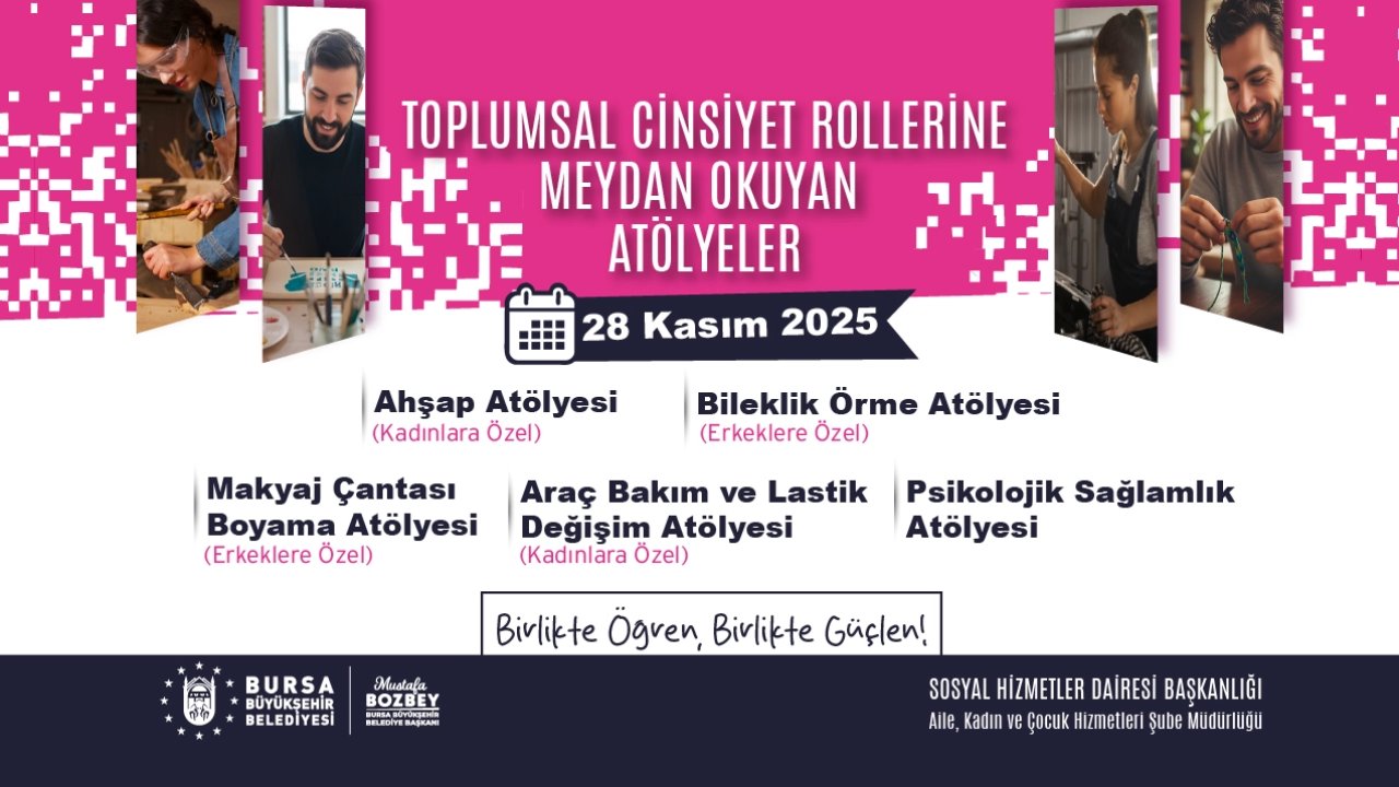 Bursa&#039;da şiddete karşı eşitlik hamlesi... Farkındalık atölyeleri hayata geçiyor