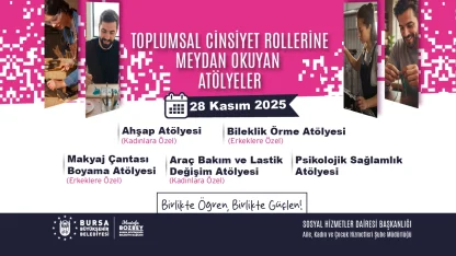 Bursa'da şiddete karşı eşitlik hamlesi... Farkındalık atölyeleri hayata geçiyor