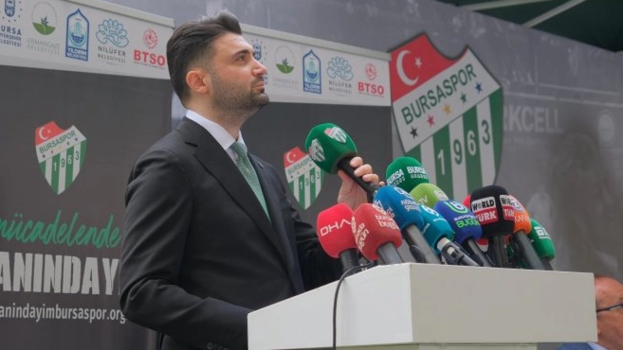Bursaspor Başkanı Enes Çelik: Bu takım bir üst lige çıkacak
