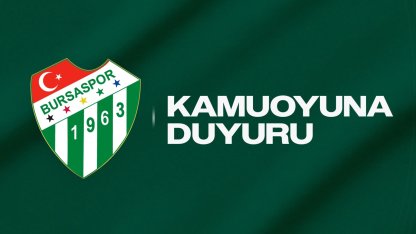 Bursaspor, forma göğüs sponsoru olmadan sahaya çıkacak