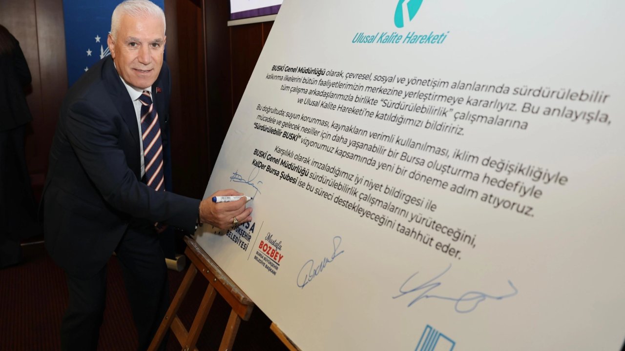 BUSKİ&#039;de kurumsal dönüşüme tarihi adım