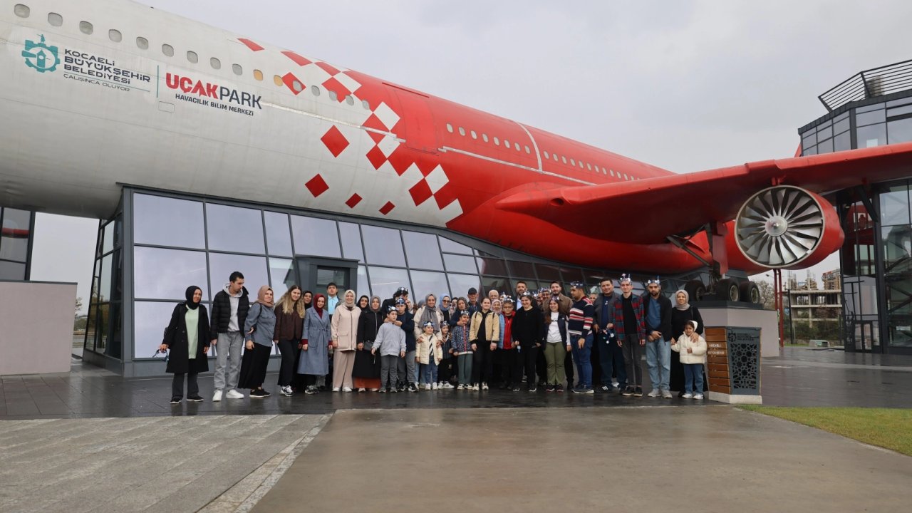 Çayırovalı özel öğrenciler, Uçak Park’ı ziyaret etti