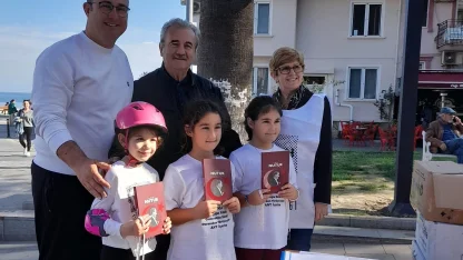 Çocukların Atatürk sevgisine ADD Mudanya'dan Nutuk hediyesi