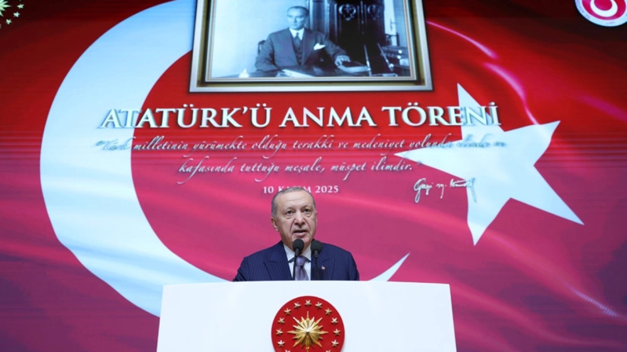 Cumhurbaşkanı Erdoğan: Gazi Mustafa Kemal’in yol haritası 102 yıldır rehberimiz