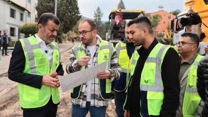 Denizli Kınıklı’da yol konforu artıyor