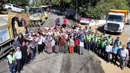 Denizli'de 228 kilometrelik yol atağı