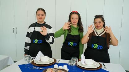 Down Sendromlu gençler iş hayatına kazandırılıyor